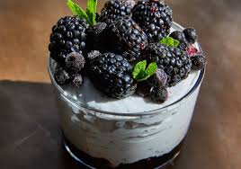 Mulberry Chia Seed Pudding
