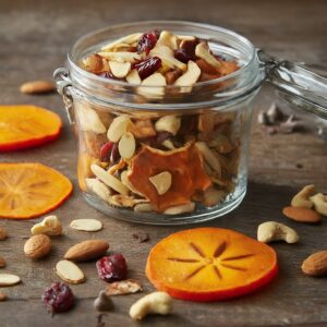 Dried Persimmon Chip Trail Mix